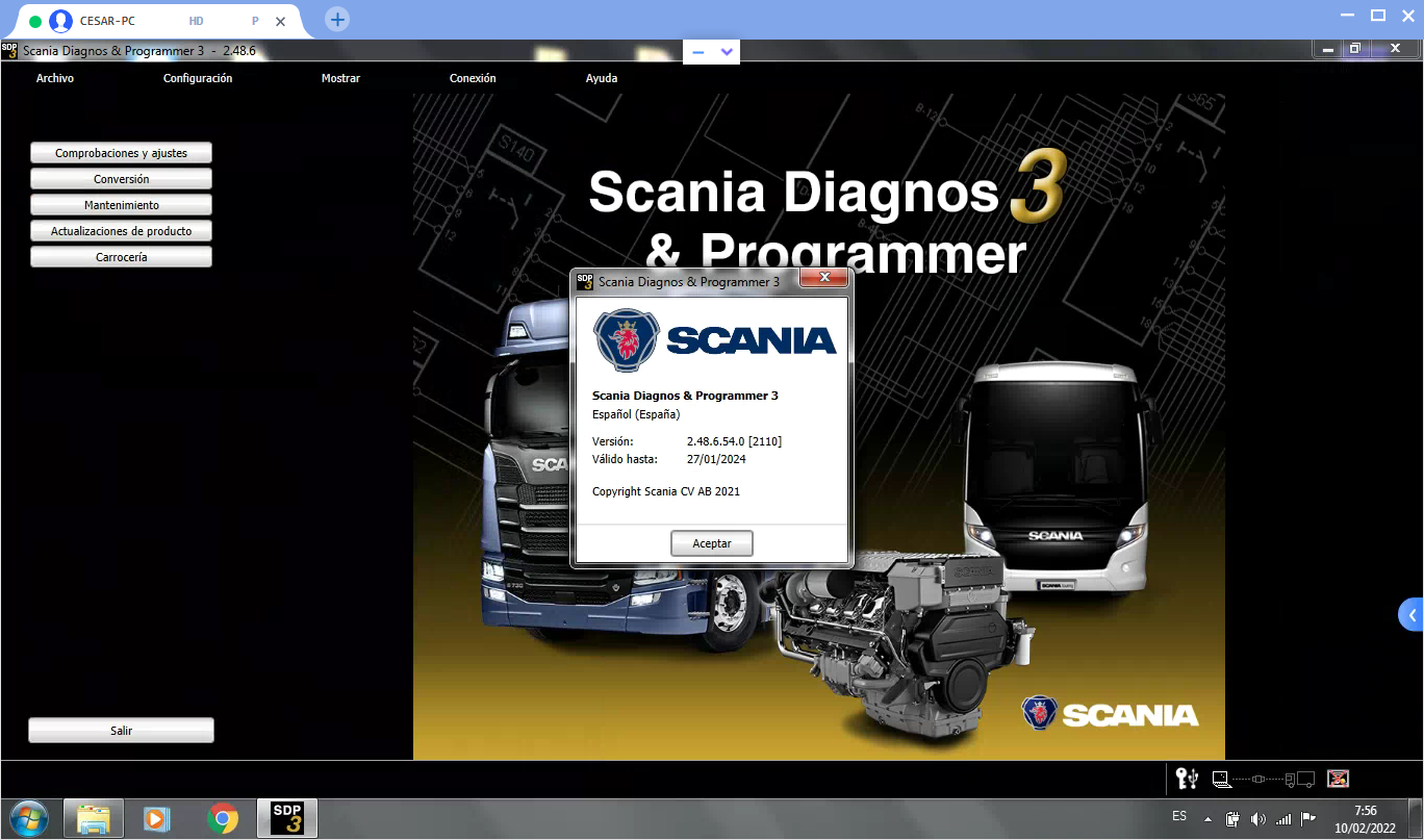 Newest Scania VCI & VCI2 SDP3 V2.50.4 Software for Trucks/Buses Without USB Dongle