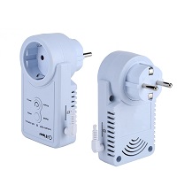 EU Plug GSM Smart Socket English Russian SMS Remote Control Timing Switch Temperature Controller with Sensor Power Outlet Plug