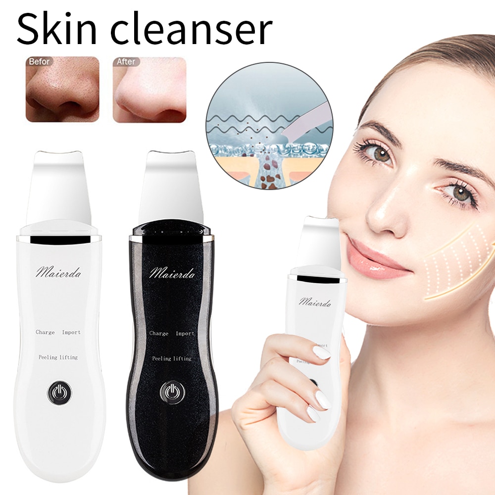 Skin Scrubber Deep Face Cleaning Machine Peeling Shovel Facial Pore Cleaner Face Skin Scrubber Lift Machine Skin Care Tools