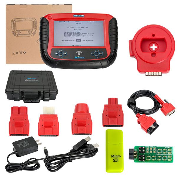 V8.19 SKP1000 SKP-1000 Tablet Auto Key Programmer Perfectly Replaces CI600 Plus and SuperOBD SKP900 No need Tokens