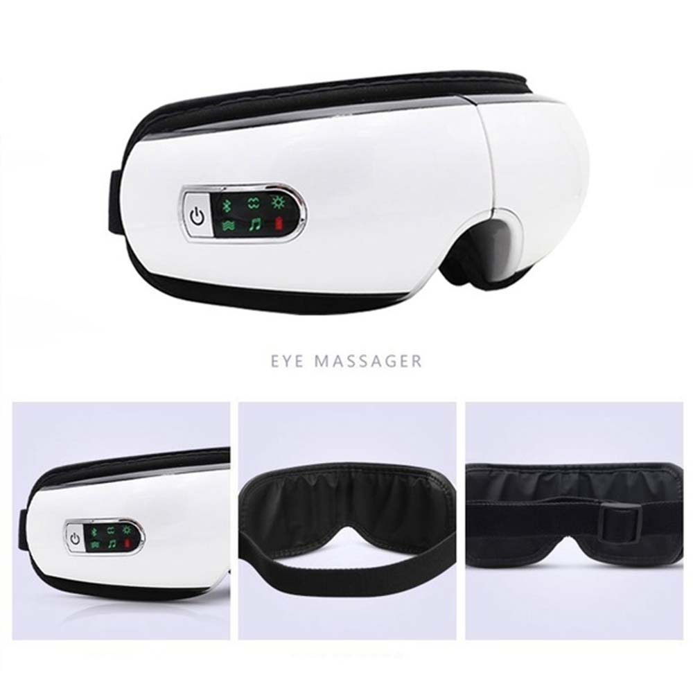 Smart Eye Massager Anti Wrinkles Eyes Massage Glasses for Tired Eyes Air Compression Heated Goggles Dark Circles Remove Eyewear