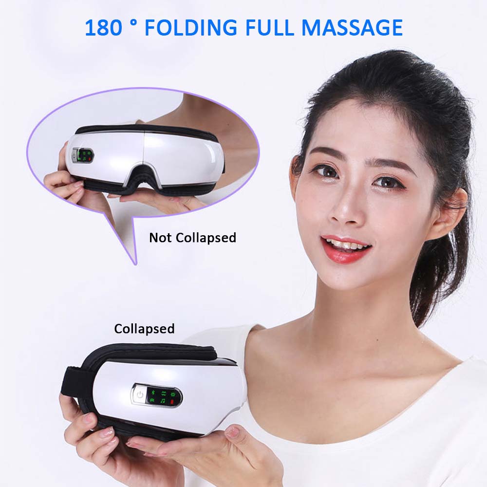 Smart Eye Massager Anti Wrinkles Eyes Massage Glasses for Tired Eyes Air Compression Heated Goggles Dark Circles Remove Eyewear
