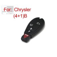 Smart Key Shell 4+1 Button for Chrysler 5pc/lot