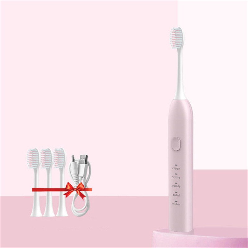 Smart Sonic Electric Toothbrush Adult Ultrasonic Automatic USB Rechargeable Waterproof Tooth Brush Intelligent Home Health
