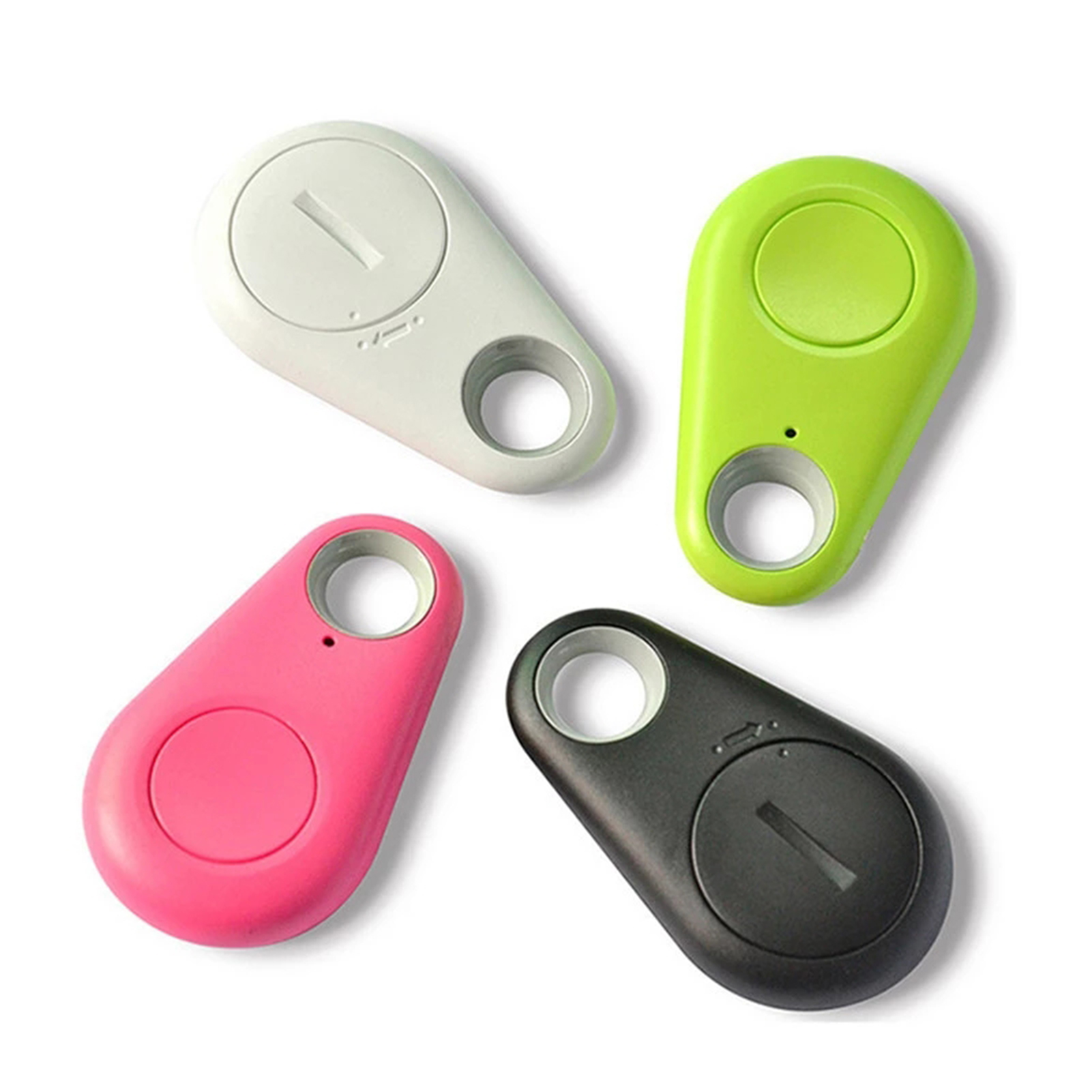 Mini Fashion Smart Dog Pets BT 4.0 GPS Tracker Anti-lost Alarm Tag Wireless Child Bag Wallet Key Finder Locator