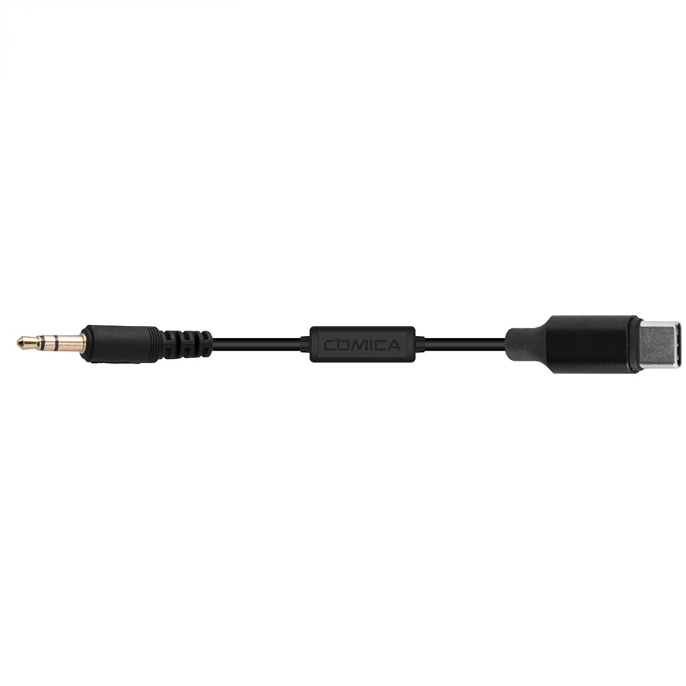 COMICA CVM-D-SPX(UC) Lock Plate 3.5mm TRS to USB-C Interface of Smartphone Audio Output Cable