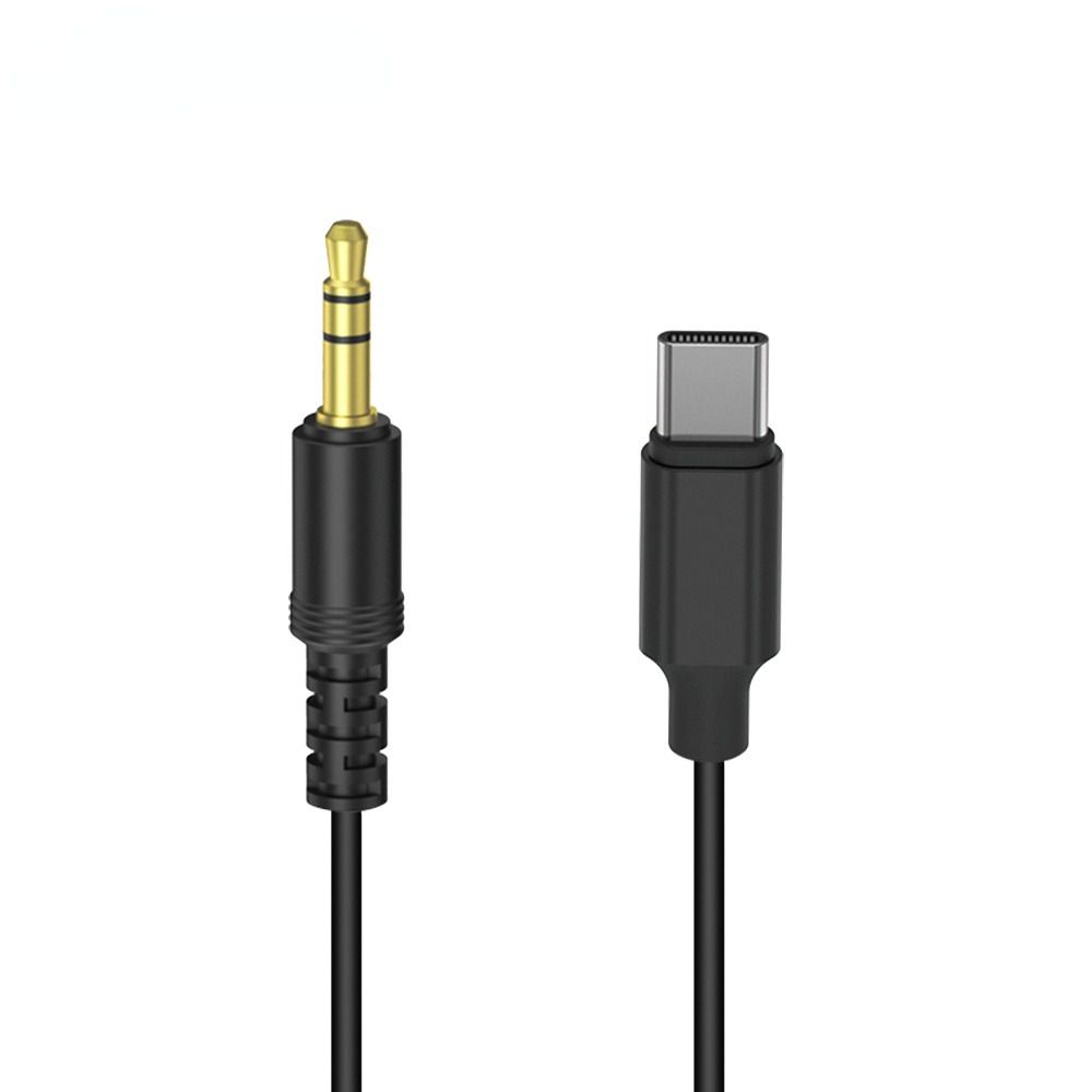 COMICA CVM-D-SPX(UC) Lock Plate 3.5mm TRS to USB-C Interface of Smartphone Audio Output Cable