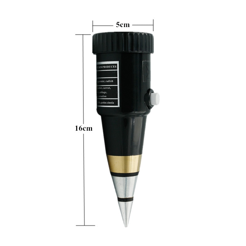 New Soil ph moisture meter handheld moisture humidity meter ph tester for Garden soil Metal probeVT-05 10-80% Hygrometer