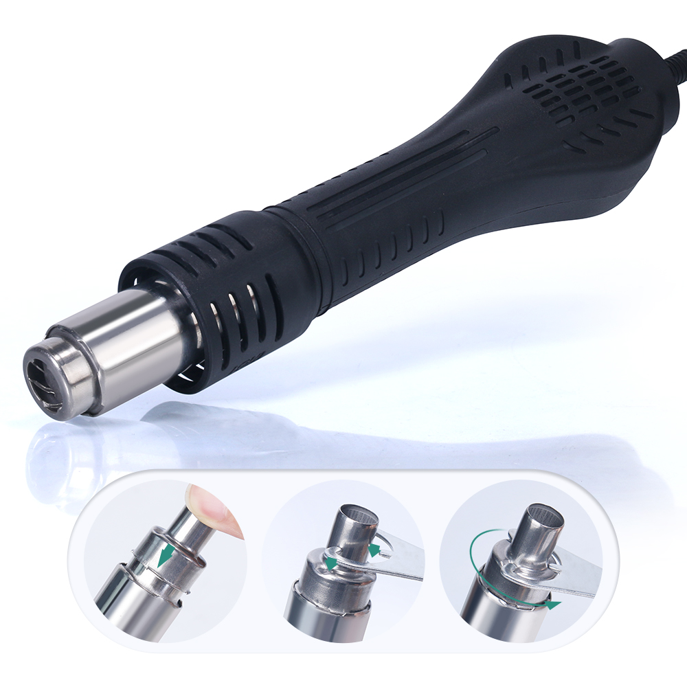 YIHUA 882D Portable 2 in 1 Soldering Iron Hot Air Gun Station Phone IPad Game Player Repair Tools