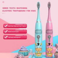 Sonic Electric Toothbrush for Kids  Kids 3 To 12 Years Old Cleaning  Powered Waterproof Tooth Whitening brush with Toothbrush