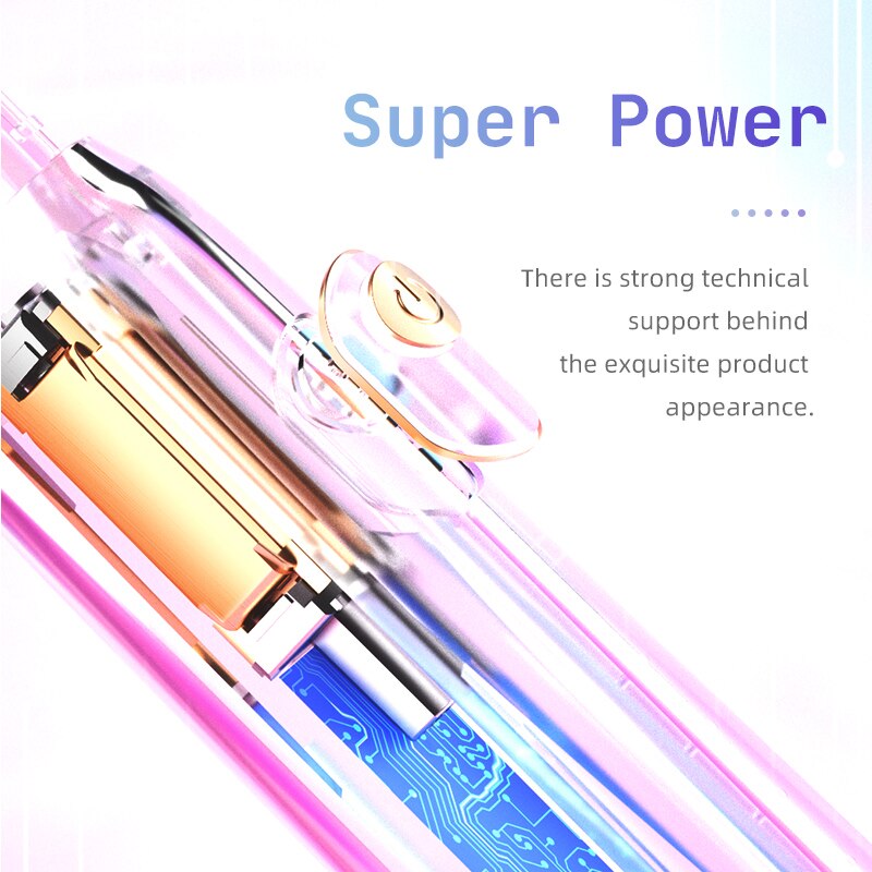 Sonic Electric Toothbrush Adult Dental Cleaning Fully Waterproof Smart Timer Teeth Brush 3 Brush Heads 5 Working Modes