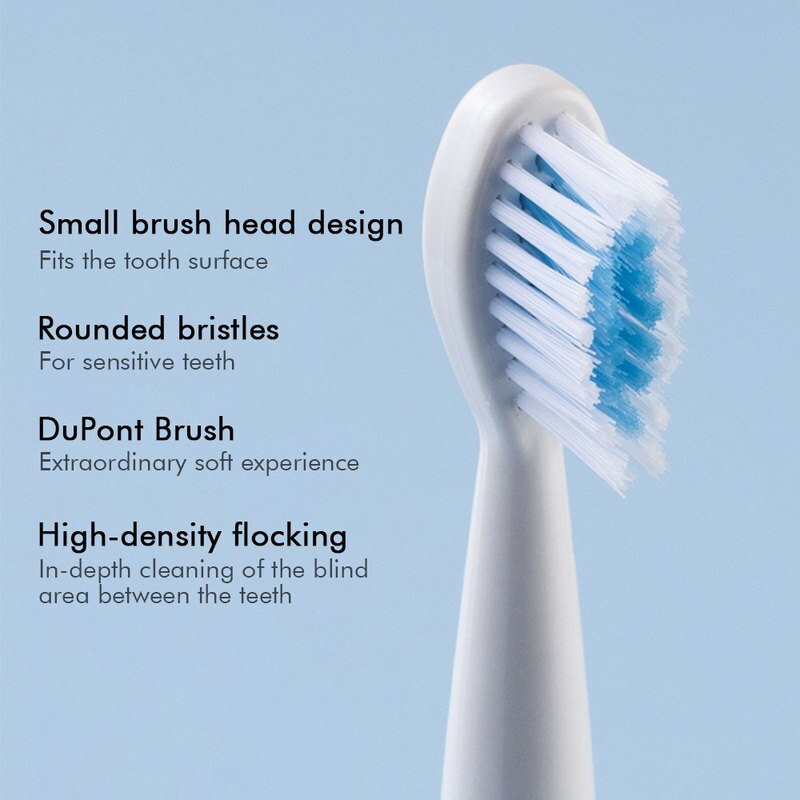 Sonic Electric Toothbrush Ultrasonic Automatic Smart Tooth Brush USB  Charge Quiet  Fast Charging  Full-body Waterproof 400mAH
