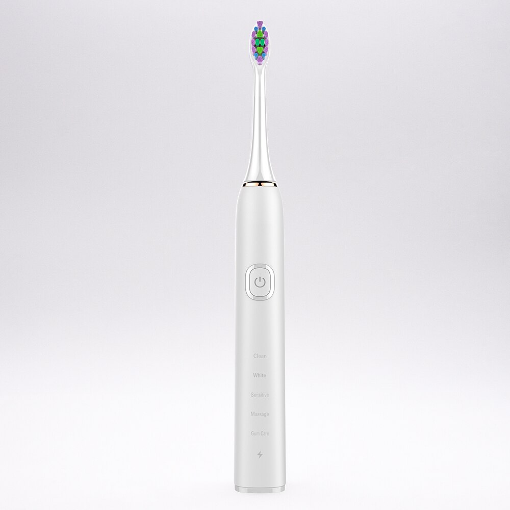 Sonic Electric Toothbrush Ultrasonic Automatic Upgraded USB Rechargeable Fast Rechargeable Adult Waterproof Toothbrush