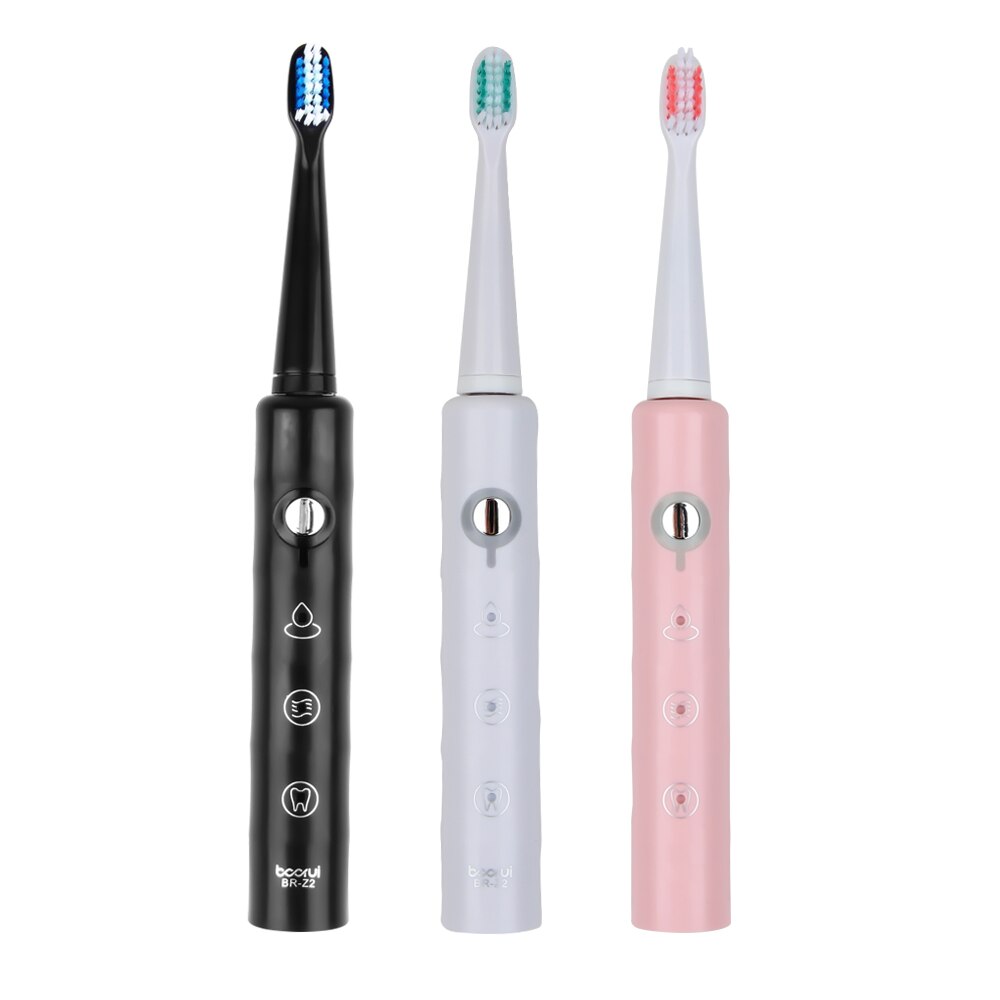 Sonic Electric Toothbrush Ultrasonic Automatic Smart ToothAdult Timer Brush 5 Mode Brush USB Rechargeable with 4 Brush Head Gift