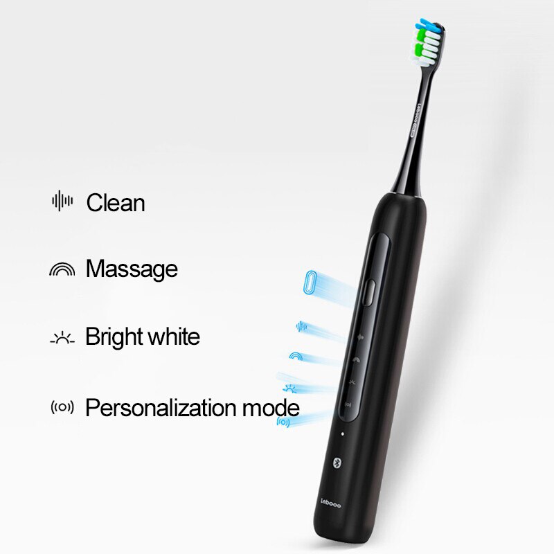 Smart Sonic Electric Toothbrush Top Quality Toothbrush Head Replaceable Whitening Healthy App