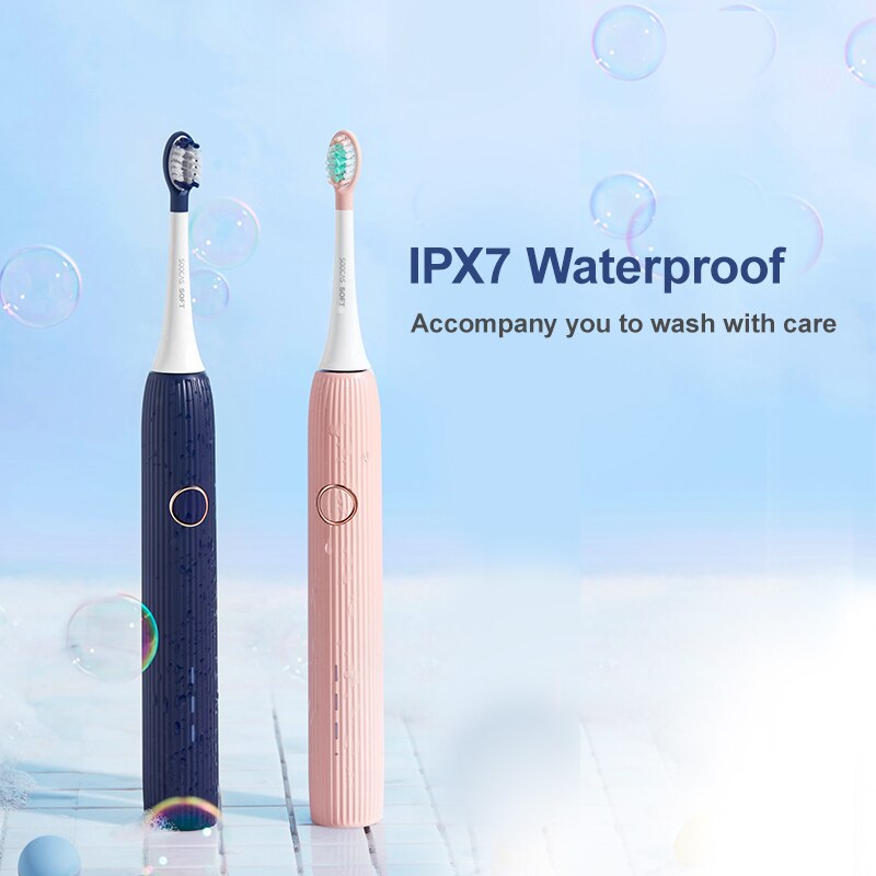 Sonic Electric Toothbrush Waterproof Tooth Brush Adult Ultrasonic Automatic ToothBrush USB Rechargeable Tooth Cleaning