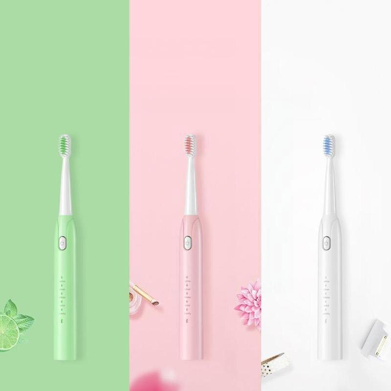 S802 Sonic Electric Toothbrush Rechargeable Toothbrush Mode Replacement Ipx7 Waterproof Usb Charger Set Heads 5 L8j6