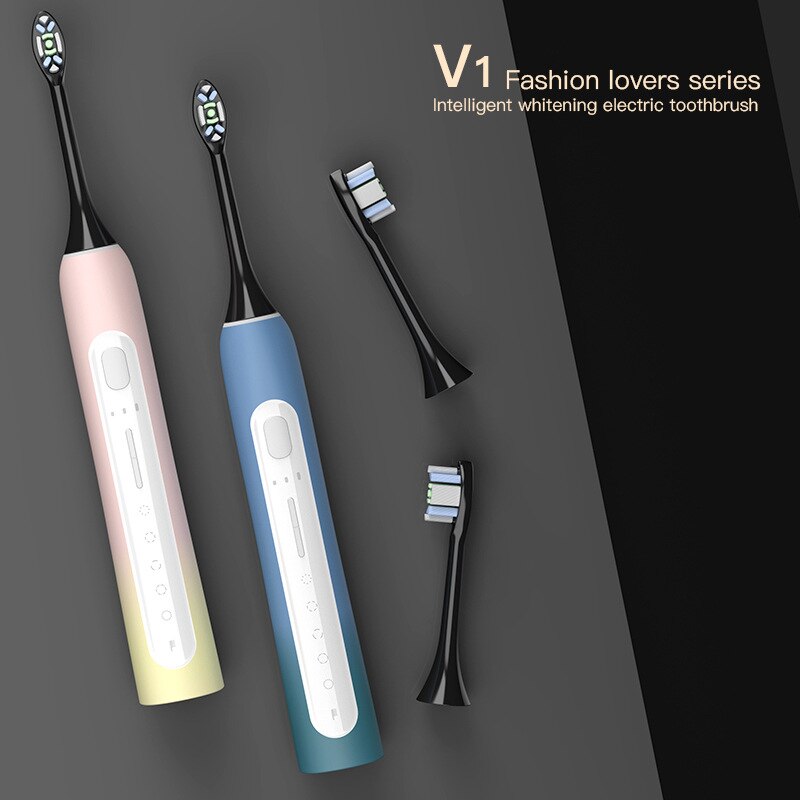 New Super Sonic Electric Toothbrushes For Adults Kid Smart Timer Whitening Toothbrush Ipx7 Waterproof Fast USB Charging