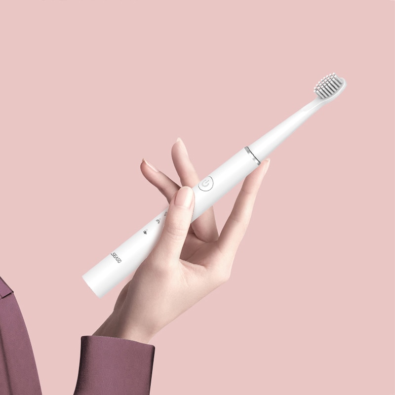 New Sonic Toothbrush Rechargeable Electric Toothbrush Upgraded Automatic Teeth Brush for Adult with 6 Brush Heads