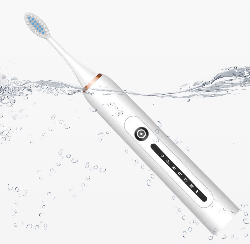 Sonic USB Electric 6 Gear Toothbrush Adult Children Household Whole Body Waterproof Mini Electric Toothbrush Oral Cleaning Tool