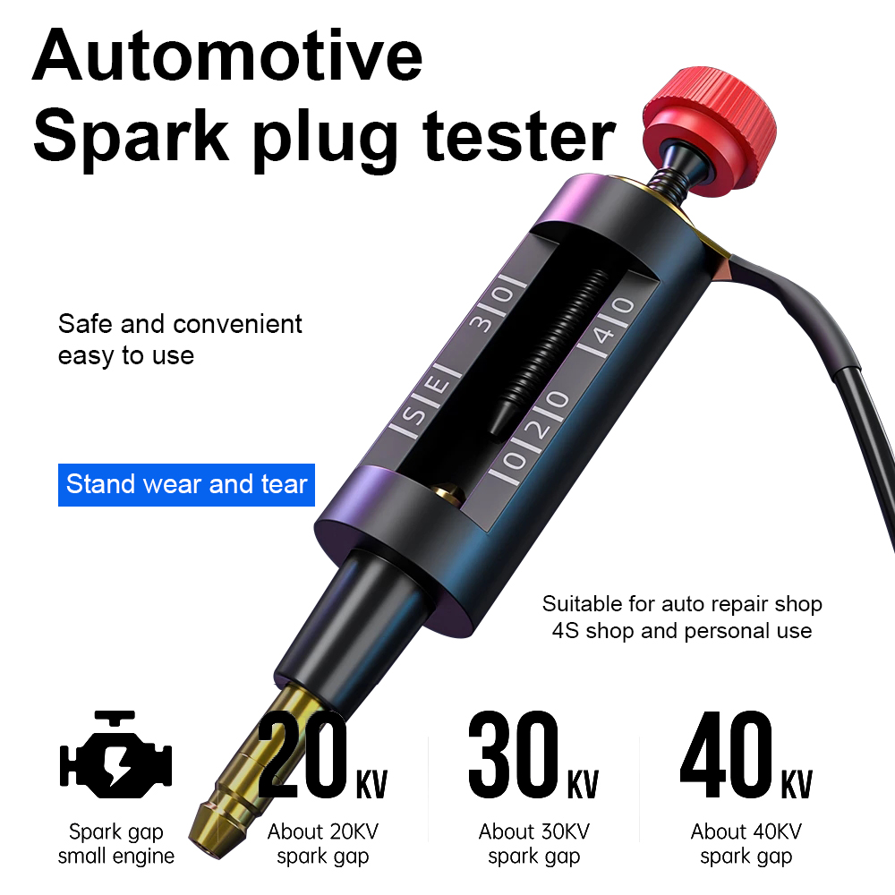 Spark Plug Tester Wrench Ignition System Coil Engine Tester Adjustable Ignition Coil Tester Car Repair Tool Car Accessories