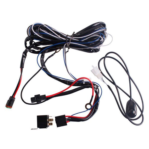 Spot/Flood LED Work Driving light Wiring Loom Harness 12V 40A Switch Relay Driving Light off road