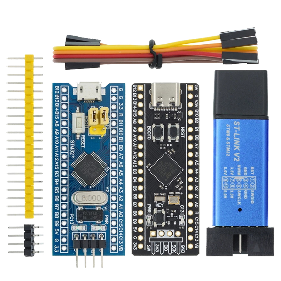 ST-LINK V2 Simulator Download Programmer Original STM32F103C8T6 ARM STM32 Minimum System Development Board STM32F401 STM32F411 USB Programmer