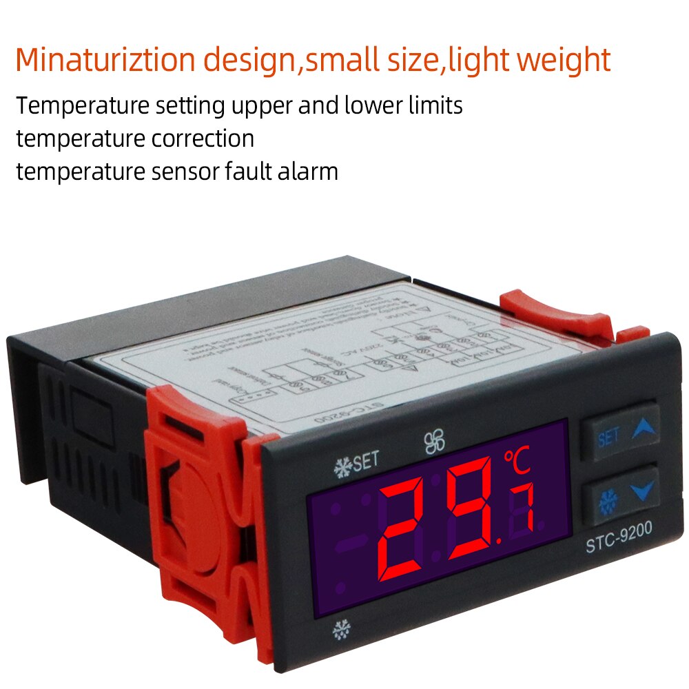 STC-9200 Micromputer temperature controller Thermostat Regulator Thermoregulator with refrigeration defrost fan alarm function