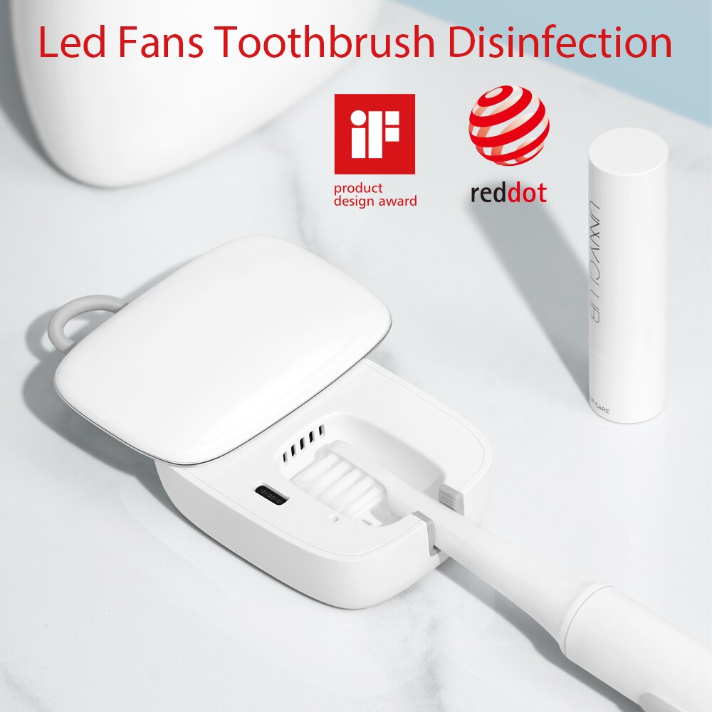 1 PCS UV Led Portable Toothbrush Disinfection Box Uv Toothbrush Sterilizer type-c Plug-In handed Sterilized Toothbrush Box