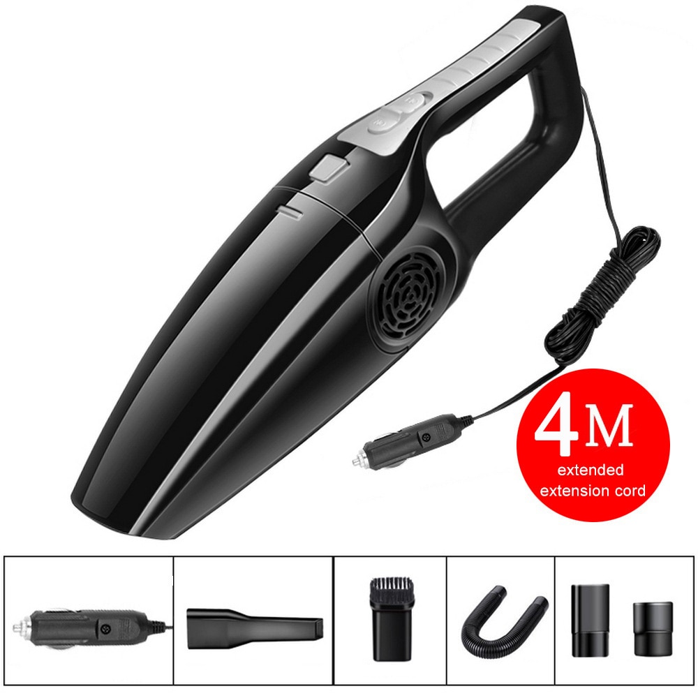 Strong Power Handheld 12V Mini Car Vacuum Cleaner Car Vacuum Cleaner High Suction For Car Wet And Dry dual-use Vacuum Cleaner