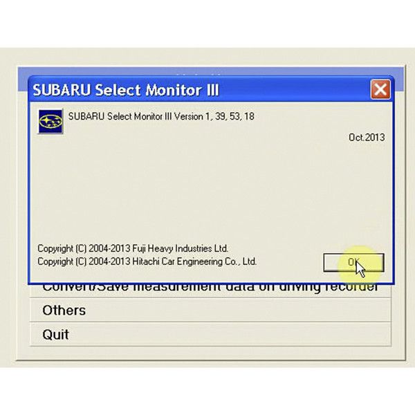 SUBARU SSM-III Software License for VXDIAG Multi Diagnostic Tool