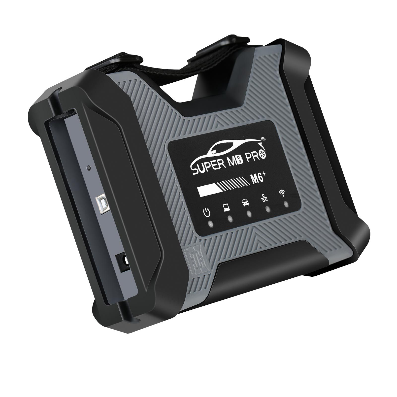 Super MB PRO M6+ for Benz Trucks Diagnoses Wireless Diagnosis Tool with OBD2 16pin Cable + USB Cable + 14pin Cable