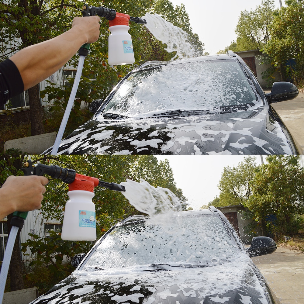 Tap Water Foam Gun Carwash Car Cleaning Foam Cannon Soap Gun Snow Foam Lance Low Pressure Foam Generator Water Hose Foam Gun