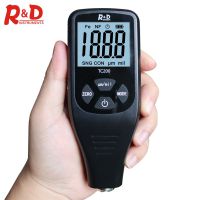 TC200 Car Coating Thickness Gauge Backlight LCD Film measurement composite Auto Car Paint Thickness Meter withUS RU Manual Fe/NF