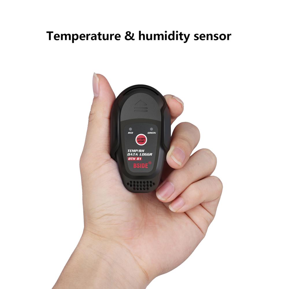 Temperature Humidity data logger smart Thermometer For cold chain drug storage, USB automatic generation of PDF reports
