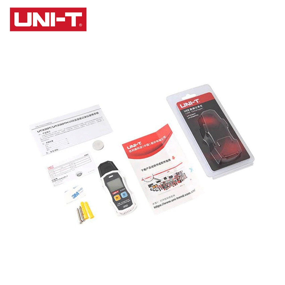 UNI-T UT330T/UT330TH USB Temperature Humidity Datalogger High-precision Recorder For Medicine Ferishable And Food Transportation