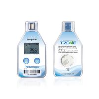 TempU08 Temperature Data Logger Newest PDF Report Disposable Single Use IP67 USB Temp Recorder Temperature Record Cold Chain