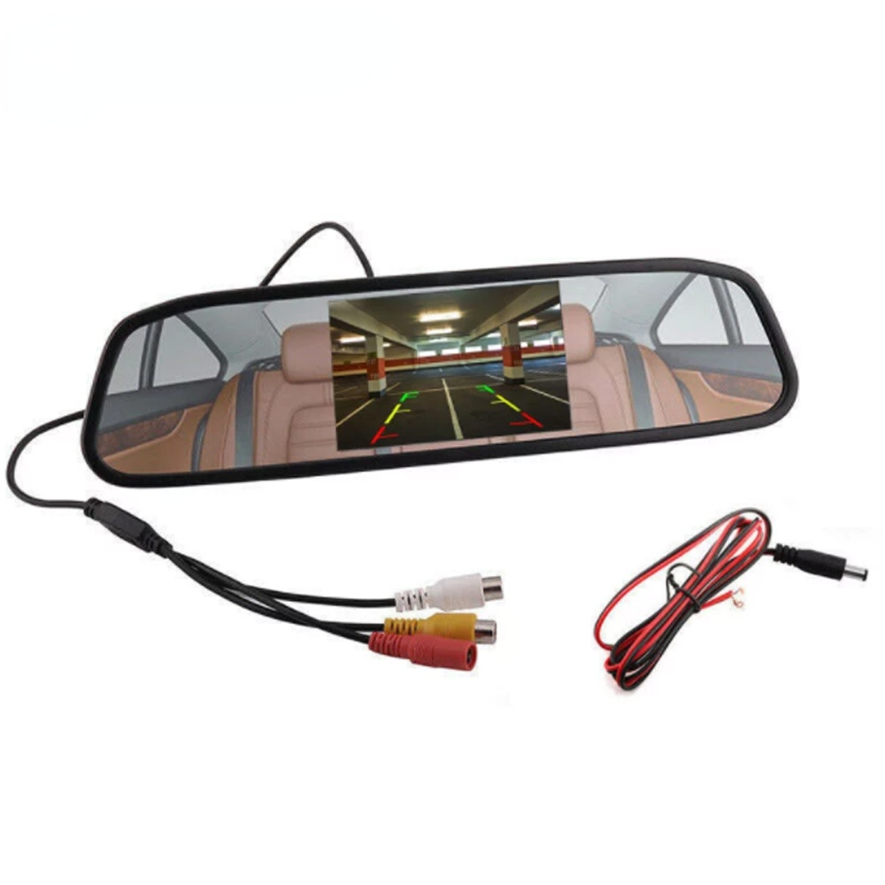 4.3 inch TFT LCD Screen Car Monitor Mirror Reversing Parking Car Monitor for Rear View Camera Night Vision Reversing