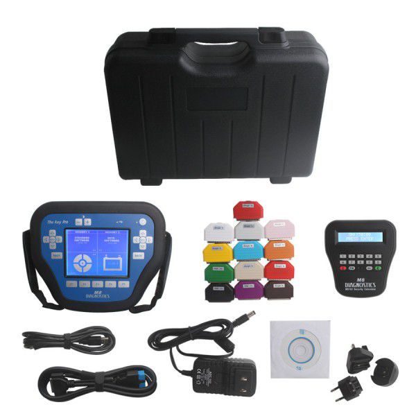 V11.17 Key Pro M8 Professional Auto Key Programmer with 800 Tokens plus Free MD103 Security Calculator Free Shipping