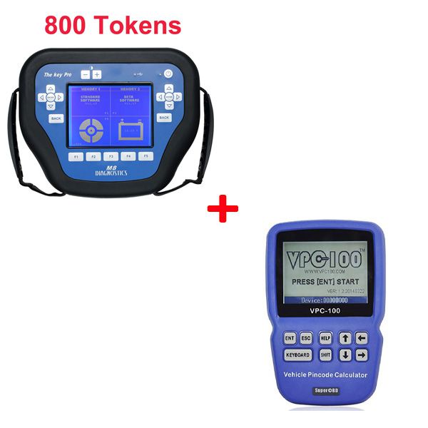 The Key Pro M8 Professional Auto Key Programmer Plus VPC-100 Vehicle PinCode Calculator