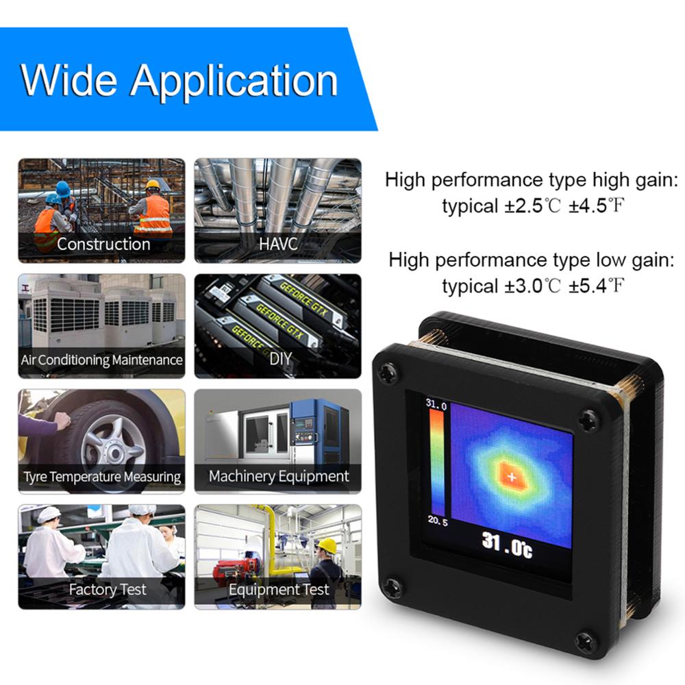 Thermal Imager Thermograph Camera AMG8833 IR 8*8 Infrared Thermal Imager Array Temperature Sensor 7M Farthest Detection Distance