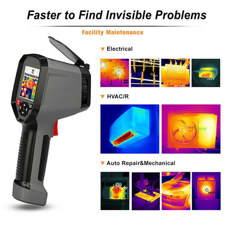 Thermal Imaging Camera 384*288 Pixels Temperature Thermometer WIFI -20°C~550°C Infrared Thermal Imager for Phone  RX-700