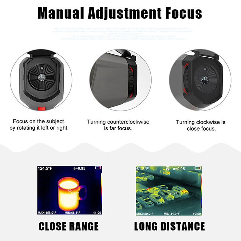 Thermal Imaging Camera 384*288 Pixels Temperature Thermometer WIFI -20°C~550°C Infrared Thermal Imager for Phone  RX-700