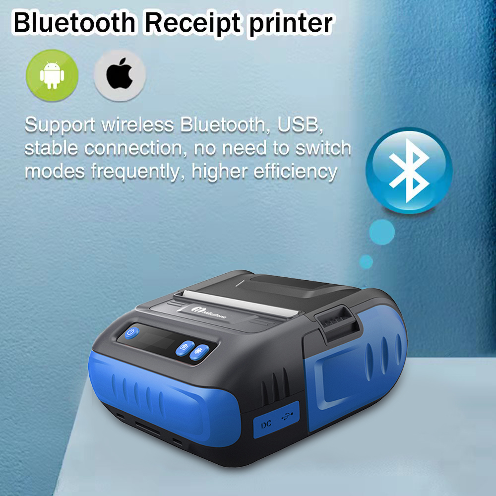P29L Blue Tooth 80 MM Thermal 3 Inch Label Receipt Receiptmobile Portable Printer Direct Barcode Receipt Printer Oem