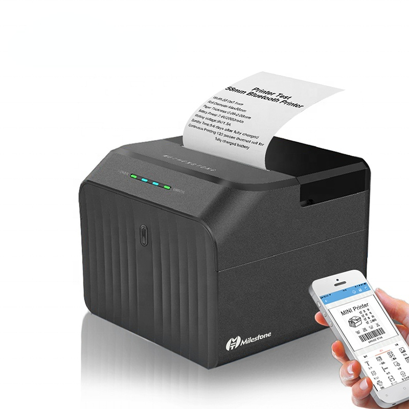 L58C P58D New Mini Desktop Pos Label/Receipt Thermal Printer 2inch /58mm Bluetooth Impressora Express Barcode принтер Impresora