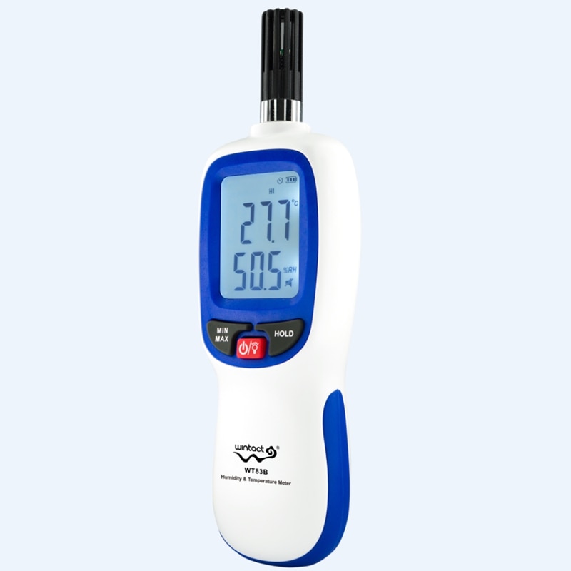 Industrial Thermometer Hygrometer Precision LCD Digital Bluetooth Temperature Humidity Meter Max Min C/F Data Hold Dew Point