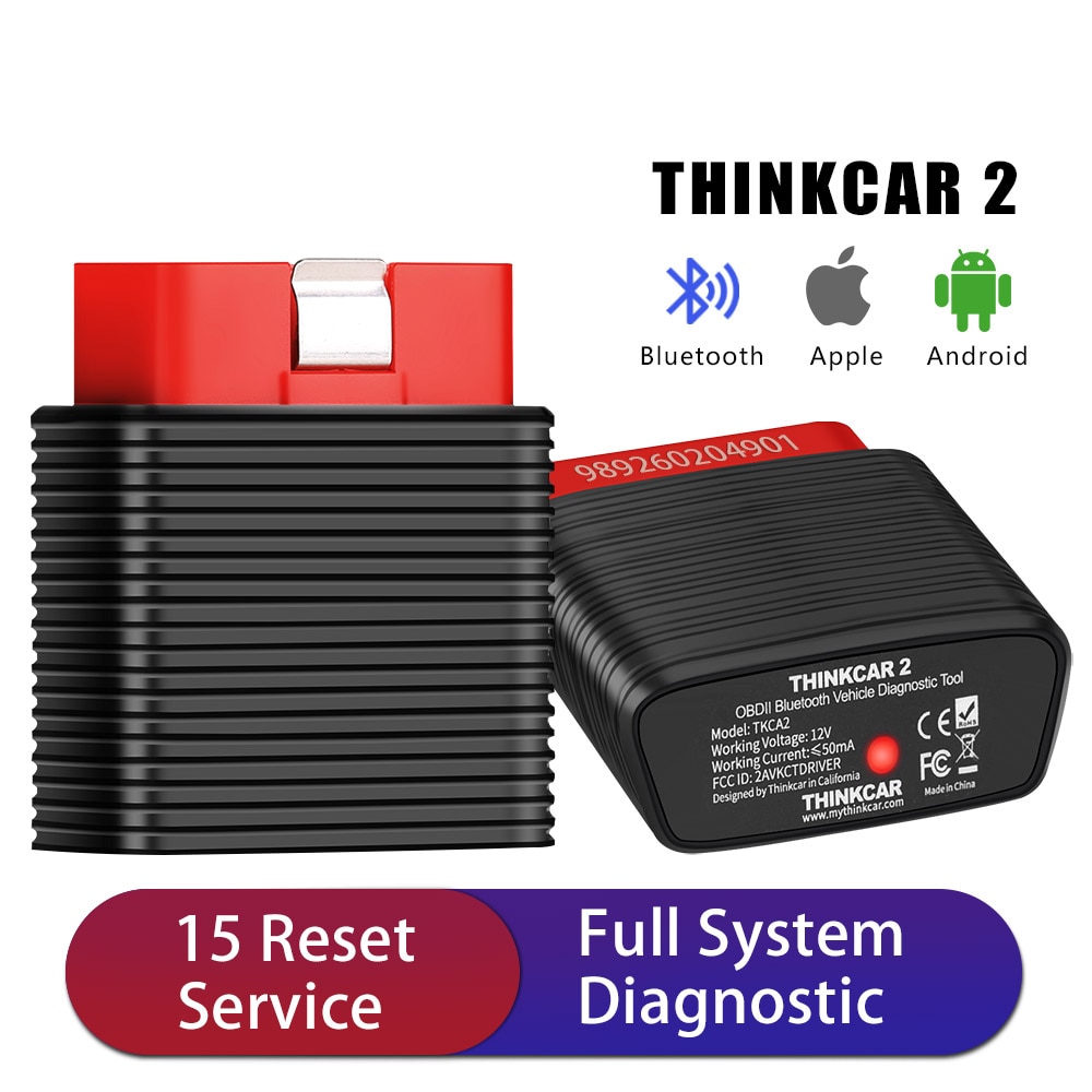 ThinkCar 2 Professional OBD2 Auto Scanner for iOS Android OBD 2 Car Diagnostic Code Reader Function as THINKDRIVER