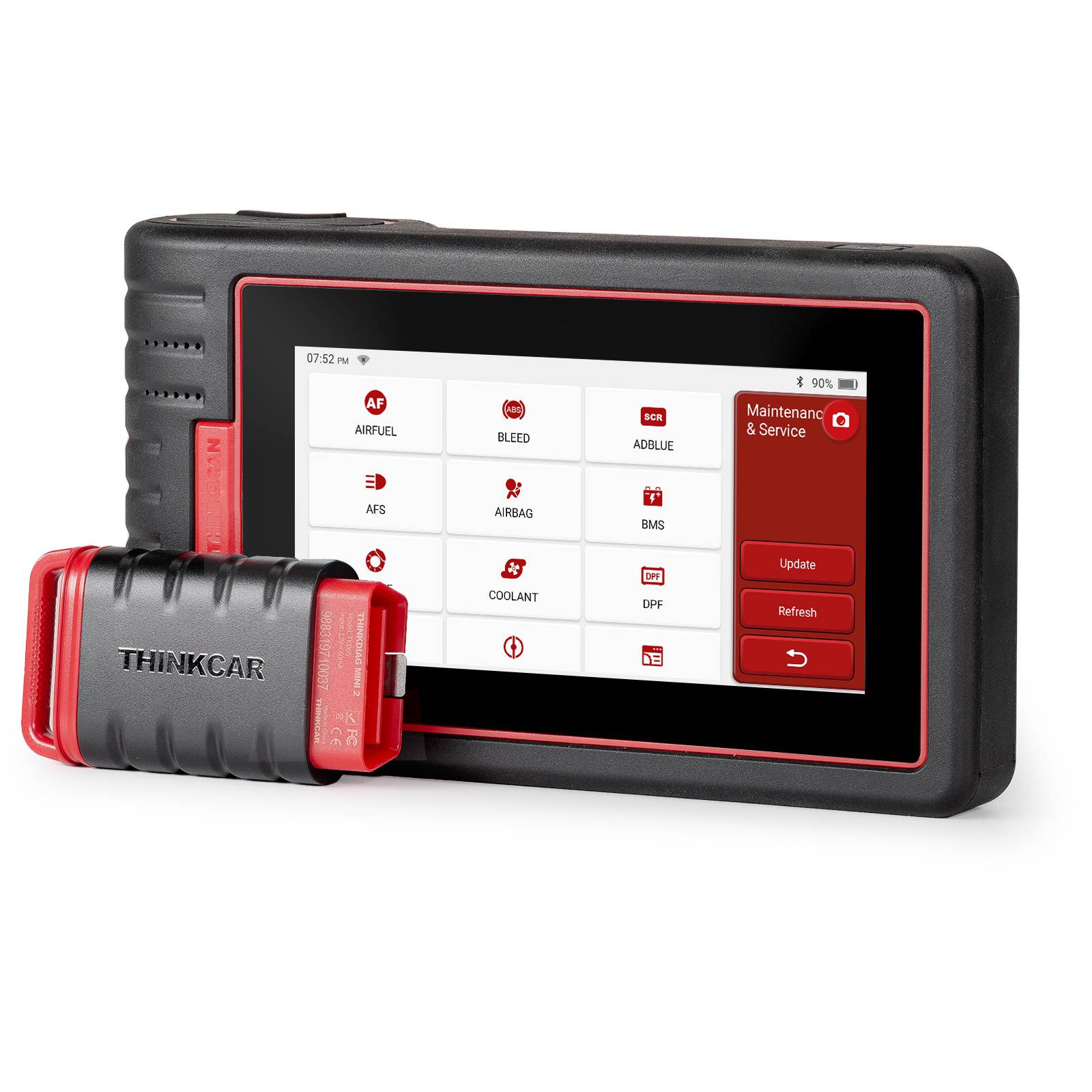 2024 THINKCAR ThinkScan Max 2 Diagnostic Scan Tool with CAN-FD, FCA AutoAuth, All System Diagnosis & 28+ Resets, IMMO/ABS Bleeding/Crankshaft Relearn