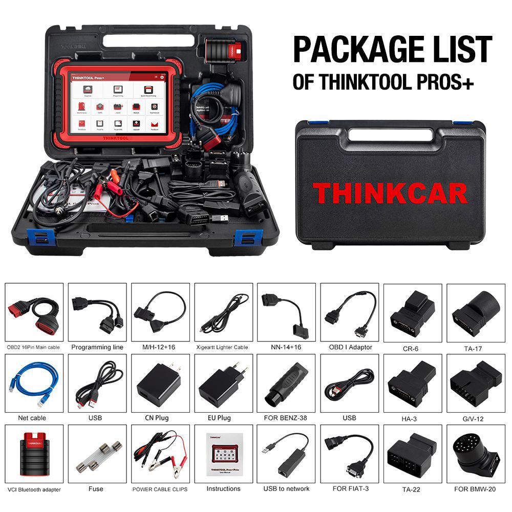 ThinkCar ThinkTool Pros+ Online Programming Tool launch obd2 scanner all system code reader pk autel maxisys 908 pro