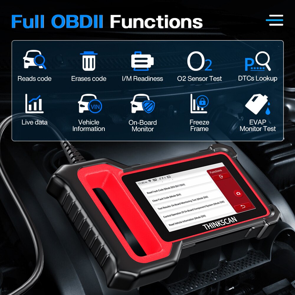 Thinkcar Thinkscan Plus S6 OBD2 Automotive Tools 4 System Diagnosis Oil SAS EPB TPMS ETS Reset Professional Automotive Scanner